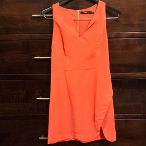 Red/ orange cocktail or professional look dress